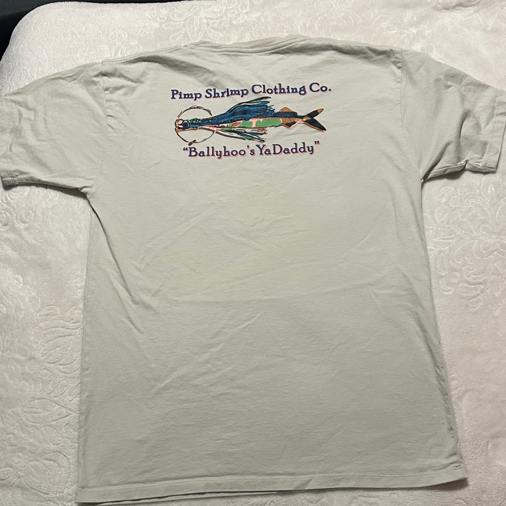 Pimp Shrimp Clothing Co. Ballyhoo Tshirt size L NWOT